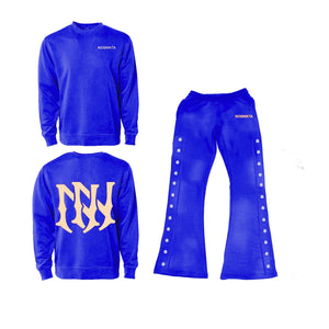Royal blue Showtime sweatsuit