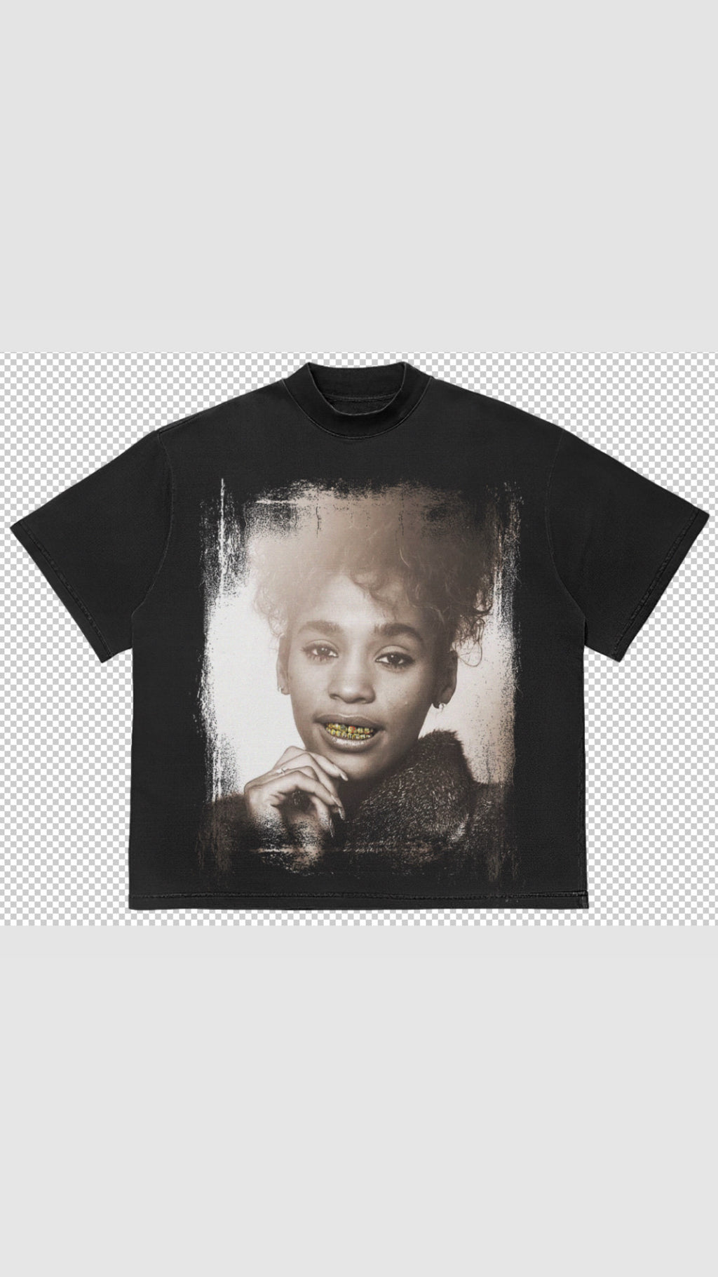Young Whitney grills tee
