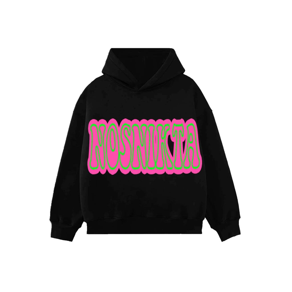 Bubbler hoodie pink/green